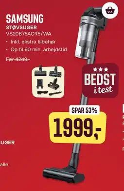 Skousen Samsung støvsuger tilbud