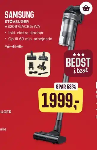 Skousen Samsung støvsuger tilbud