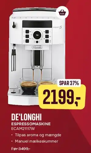 DE'LONGHI ESPRESSOMASKINE ECAM21.117W