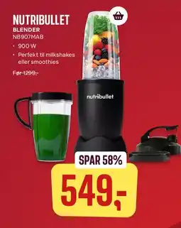 Skousen NUTRIBULLET BLENDER NB907MAB tilbud