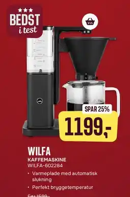 Skousen WILFA KAFFEMASKINE tilbud