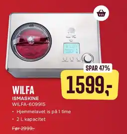 Skousen WILFA ISMASKINE tilbud