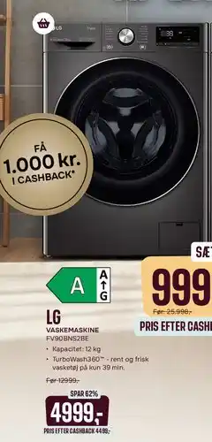 Skousen LG VASKEMASKINE tilbud