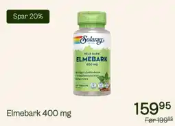 Helsam Elmebark 400 mg tilbud
