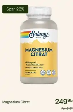 Helsam Magnesium Citrat tilbud