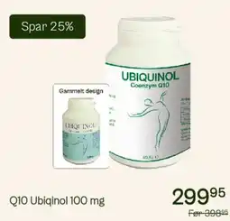 Helsam Q10 Ubiquinol 100 mg tilbud