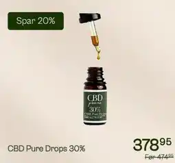 Helsam CBD Pure Drops 30% tilbud