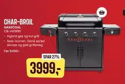 Skousen CHAR-BROIL GAS2COAL CB-140995 tilbud