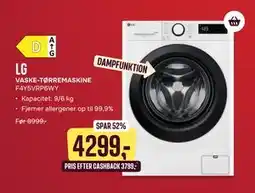 Skousen LG VASKE-TØRREMASKINE F4Y5VRP6WY tilbud