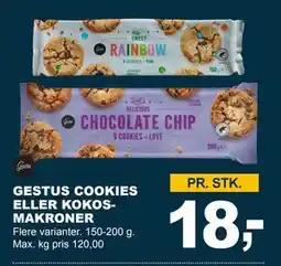 Let-Køb GESTUS COOKIES ELLER KOKOSMAKRONER tilbud