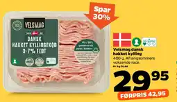 Netto Velsmag dansk hakket kylling tilbud