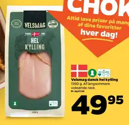 Netto Velsmag dansk hel kylling tilbud
