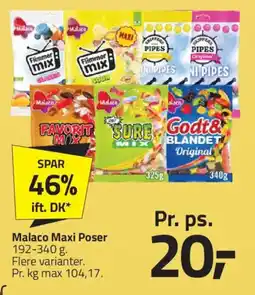 Fleggaard Malaco Maxi Poser tilbud