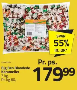Fleggaard Big Ben Blandede Karameller tilbud