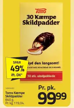 Fleggaard Toms 30 Kæmpe Skildpadder tilbud