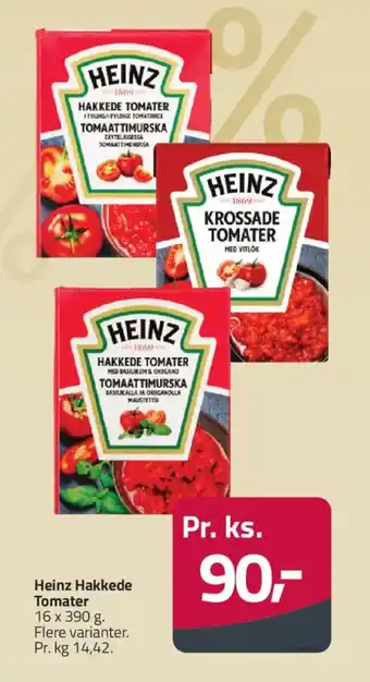 Fleggaard Heinz hakkede tomater tilbud