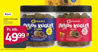 Fleggaard Carletti Lakridskugler tilbud