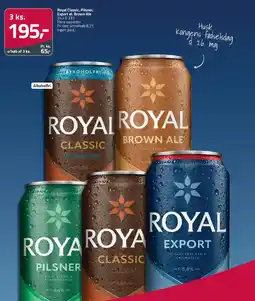 Fleggaard Royal Classic, Pilsner, Export el. Brown Ale tilbud