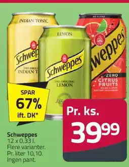 Fleggaard Schweppes tilbud