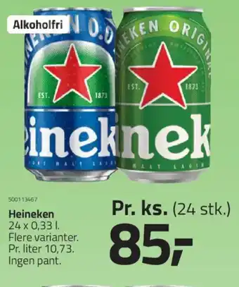 Fleggaard Heineken tilbud