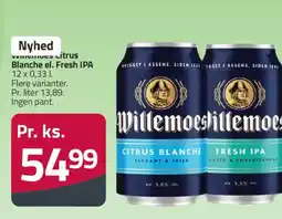 Fleggaard Blanche el. Fresh IPA tilbud