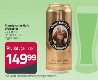 Fleggaard Franziskaner Hefe Weissbier tilbud