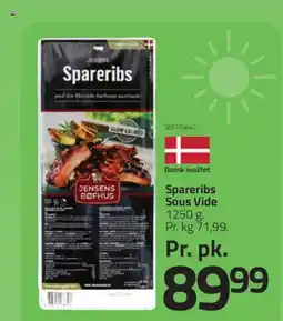 Fleggaard Spareribs Sous Vide tilbud