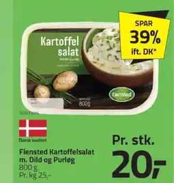 Fleggaard Flensted Kartoffelsalat m. Dild og Purløg tilbud