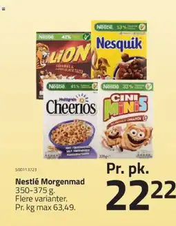 Fleggaard Nestlé Morgenmad tilbud