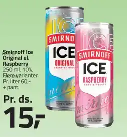 Fleggaard Smirnoff Ice Original el. Raspberry tilbud