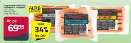 Fleggaard Langelænder Frankfurter, Ostepølser el. Grillpølser tilbud