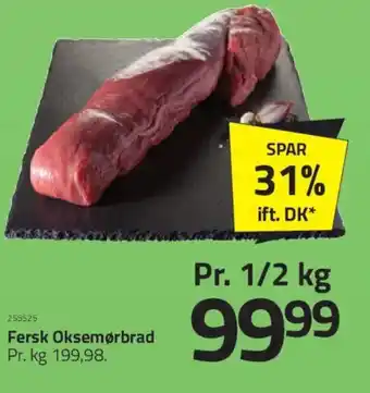 Fleggaard Fersk Oksemørbrad tilbud