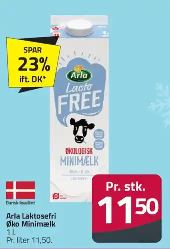 Fleggaard Arla Laktosefri Øko Minimælk tilbud