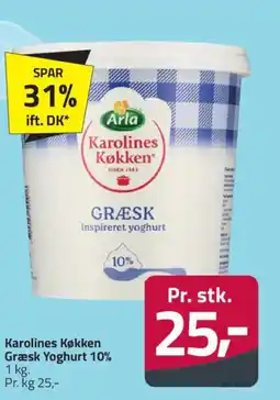 Fleggaard Arla Karolines Køkken Græsk Yoghurt 10% tilbud