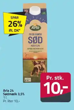 Fleggaard Arla 24 Sødmælk 3,5% tilbud
