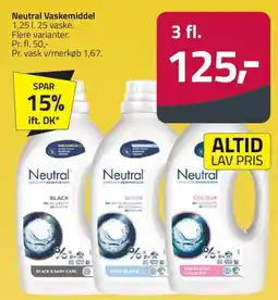 Fleggaard Neutral Vaskemiddel tilbud