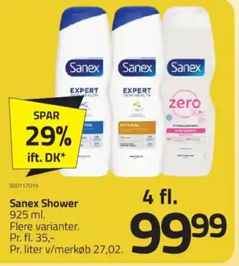 Fleggaard Sanex Shower tilbud