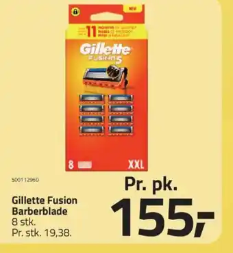Fleggaard Gillette Fusion Barberblade tilbud