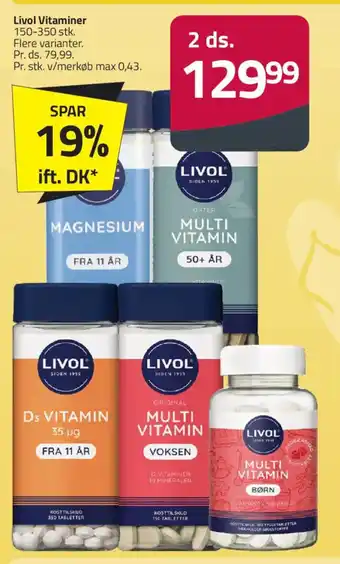 Fleggaard Livol Vitaminer tilbud
