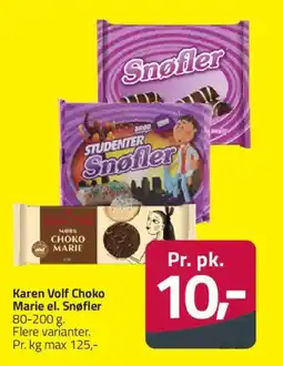 Fleggaard Karen Volf Choko Marie el. Snøfler tilbud