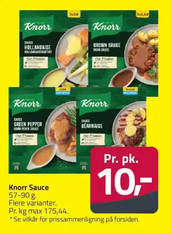 Fleggaard Knorr Sauce tilbud