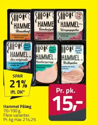Fleggaard Hammel Pålæg tilbud