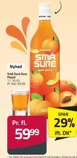 Fleggaard Små Sure Sour Peach tilbud