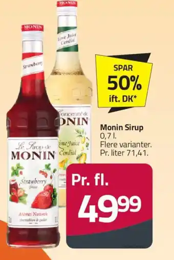 Fleggaard Monin Sirup tilbud