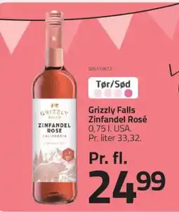 Fleggaard Grizzly Falls Zinfandel Rosé tilbud