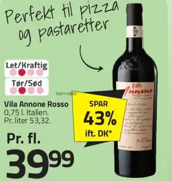 Fleggaard Vila Annone Rosso tilbud