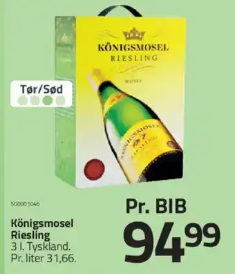 Fleggaard Königsmosel Riesling tilbud