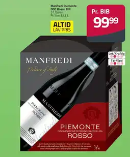Fleggaard Manfredi Piemonte DOC Rosso BIB tilbud