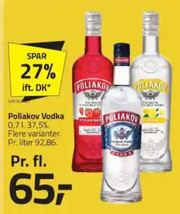 Fleggaard Poliakov Vodka tilbud