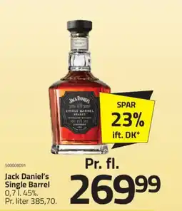Fleggaard Jack Daniel's Single Barrel tilbud